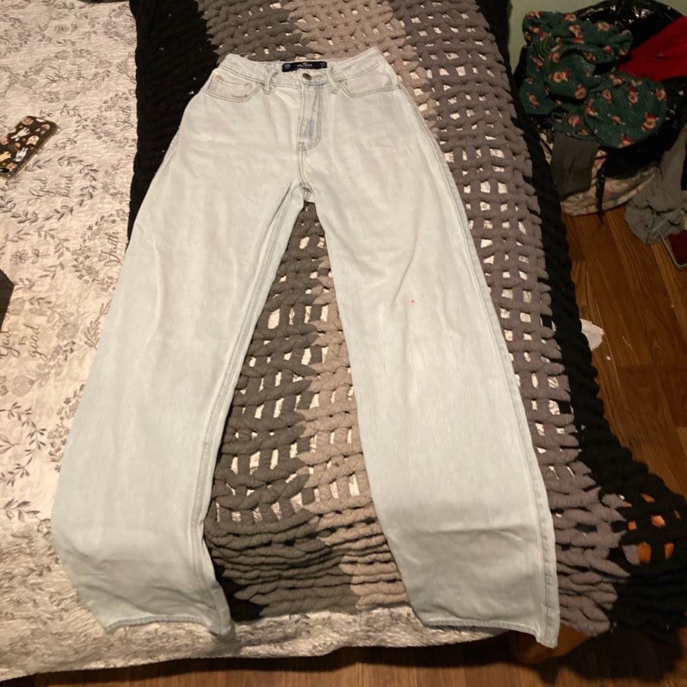 High rise Hollister dad jeans